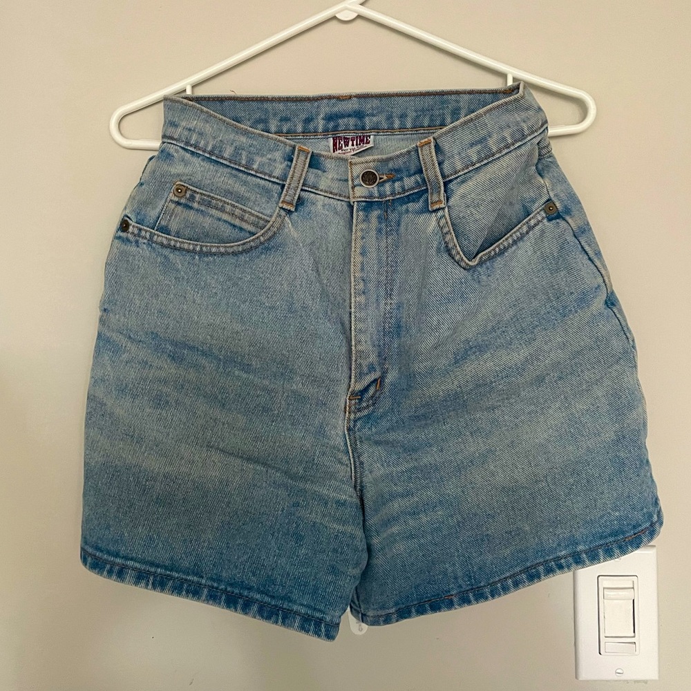 Vintage New Time High Waister Jean Shorts